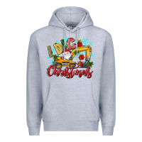 Heather Grey i dig christmas Premium Hoodie - texasbilliewilder