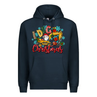 Navy i dig christmas Premium Hoodie - texasbilliewilder