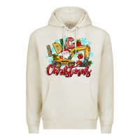 Oatmeal Heather i dig christmas Premium Hoodie - texasbilliewilder