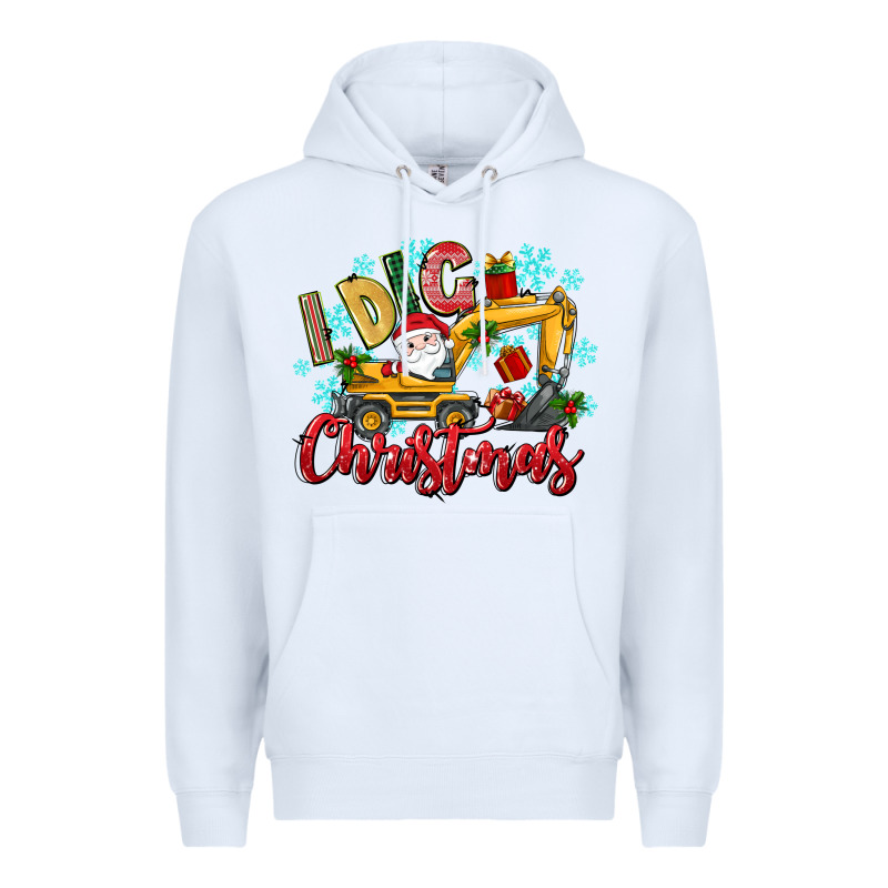 I Dig Christmas Premium Hoodie by texasbilliewilder | Teevron