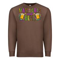 Chestnut Mardi Gras and beer Premium Sweatshirt - NancyCooperArtShop