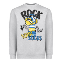 Heather Grey rock your Heavyweight Sweatshirt - MaliasSmallBusiness