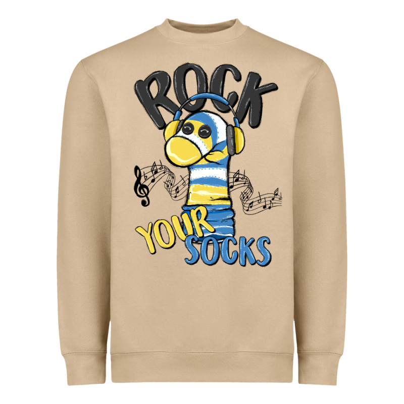 Rock Your Heavyweight Sweatshirt by MaliasSmallBusiness | Teevron