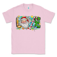 Bubblegum Pink Love Santa Classic Tee - CowhideDigitalArt