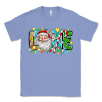 Colony Blue Love Santa Classic Tee - CowhideDigitalArt