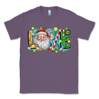 Lavender Love Santa Classic Tee - CowhideDigitalArt