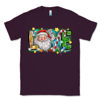 Plum Love Santa Classic Tee - CowhideDigitalArt