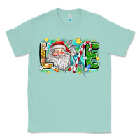 Seafoam Love Santa Classic Tee - CowhideDigitalArt