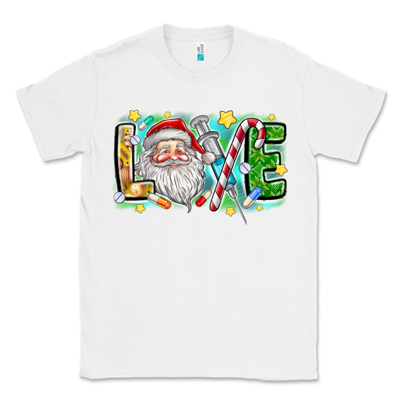 Love Santa Classic Tee by CowhideDigitalArt | Teevron