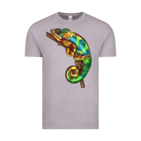 Vintage Zinc Chameleon Lizard Illustrations Vintage Tee - LillyAllenDesigns