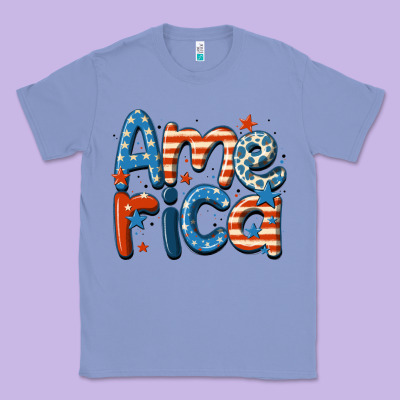 America Classic Tee Designed By Maliassmallbusiness