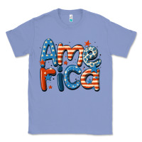 Colony Blue america Classic Tee - MaliasSmallBusiness