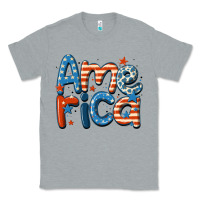 Heather Grey america Classic Tee - MaliasSmallBusiness