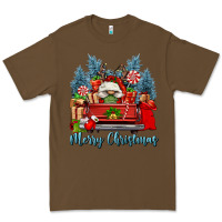 Cacao merry christmas gnomes truck Premium Tee - FaDigitalArtStudio