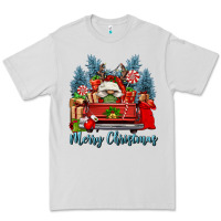 Dove Grey merry christmas gnomes truck Premium Tee - FaDigitalArtStudio