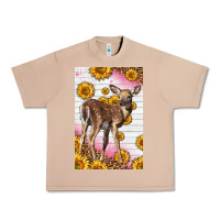 Burro Western Cute Baby Deer Fawn Urban Heavy Tee - LillyAllenDesigns