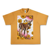 Peanut Butter Western Cute Baby Deer Fawn Urban Heavy Tee - LillyAllenDesigns