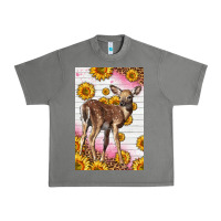 Tornado Western Cute Baby Deer Fawn Urban Heavy Tee - LillyAllenDesigns