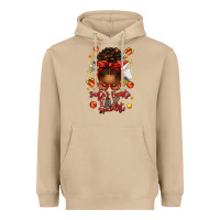 Mushroom santa favorite tax specialist afro messy bun Heavyweight Hoodie - texasbilliewilder