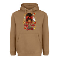 Toasted Coconut santa favorite tax specialist afro messy bun Heavyweight Hoodie - texasbilliewilder