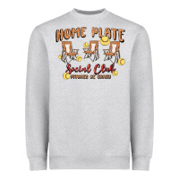 Heather Grey glitter softball Heavyweight Sweatshirt - MaliasSmallBusiness
