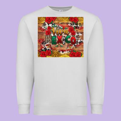 Viva Mexico Premium Sweatshirt Designed By Texasbilliewilder