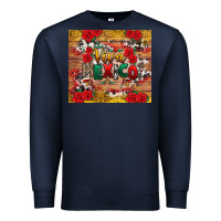 Navy Viva Mexico Premium Sweatshirt - texasbilliewilder