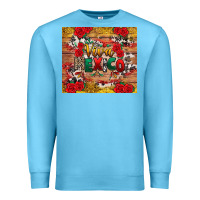 Ocean Blue Viva Mexico Premium Sweatshirt - texasbilliewilder