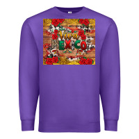 Purple Viva Mexico Premium Sweatshirt - texasbilliewilder