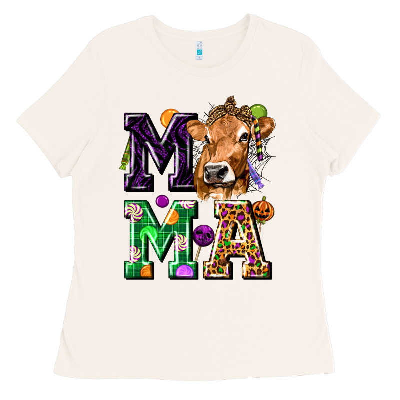 Mama Cow Halloween Ladies Tee by texasbilliewilder | Teevron