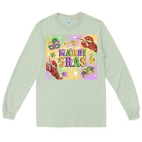 Matcha mardi gras Long Sleeve Tee - MaliasSmallBusiness