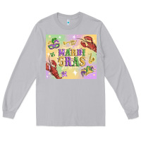 Moon Dust mardi gras Long Sleeve Tee - MaliasSmallBusiness