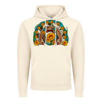 Vintage Artic sunflower gemstone leopard cowhide horseshoe rainbow Vintage Hoodie - Artiststas