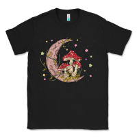 Black moon and mushrooms Classic Tee - MaliasSmallBusiness