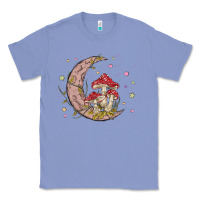 Colony Blue moon and mushrooms Classic Tee - MaliasSmallBusiness