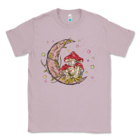 Lilac moon and mushrooms Classic Tee - MaliasSmallBusiness