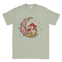 Matcha moon and mushrooms Classic Tee - MaliasSmallBusiness