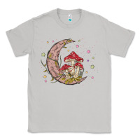 Moon Dust moon and mushrooms Classic Tee - MaliasSmallBusiness
