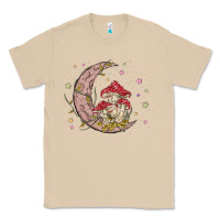 Mushroom moon and mushrooms Classic Tee - MaliasSmallBusiness