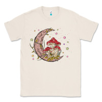 Natural moon and mushrooms Classic Tee - MaliasSmallBusiness