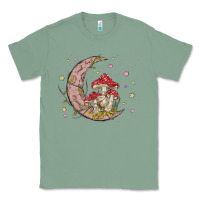 Sage moon and mushrooms Classic Tee - MaliasSmallBusiness