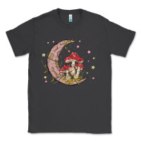 Smoke moon and mushrooms Classic Tee - MaliasSmallBusiness