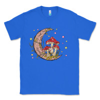 True Royal moon and mushrooms Classic Tee - MaliasSmallBusiness