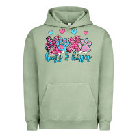 Pigment Oil Green xoxo hugs and kisses paws olivia Urban Hoodie - OliviaCreatesArt