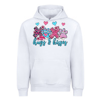 White xoxo hugs and kisses paws olivia Urban Hoodie - OliviaCreatesArt