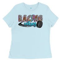 Baby Blue racing vibes Ladies Tee - Zillion Design Studio