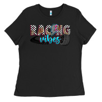 Black racing vibes Ladies Tee - Zillion Design Studio
