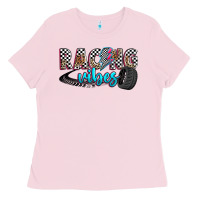 Bubblegum Pink racing vibes Ladies Tee - Zillion Design Studio