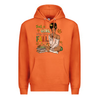 Carrot Just a girl who loves Fall afro woman Premium Hoodie - NancyCooperArtShop