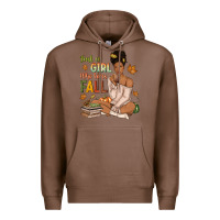 Chestnut Just a girl who loves Fall afro woman Premium Hoodie - NancyCooperArtShop